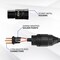 LyxPro 25 ft Balanced XLR Cable, Male to Female, 3 Pin Microphone Cable
